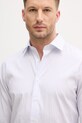 Sisley koszula męska bawełniana biały 51C3SQ05D