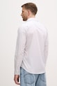 Odzież Sisley koszula męska bawełniana 51C3SQ05D biały