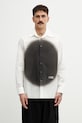MM6 Maison Margiela košile bavlněná pánská bílá SH0DT0042.M35256.101