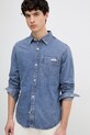 Calvin Klein Jeans koszula męska jeansowa niebieski LV04RE708G