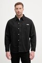 Calvin Klein Jeans camicia da uomo in jeans nero LV04RF709G
