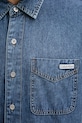 Calvin Klein Jeans πουκάμισο ανδρικό ντένιμ LV04RF711G μπλε