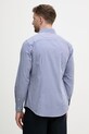 Odzież United Colors of Benetton koszula męska bawełniana 52DTUQ06Q niebieski
