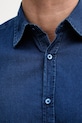 United Colors of Benetton koszula męska z bawełny 58JKUQ065 granatowy