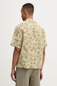 Îmbrăcăminte United Colors of Benetton cămașă pentru bărbați cu in 503SUQ05B verde
