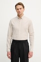 Lindbergh koszula z elastanem beżowy 30.203174B