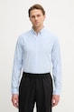 Lindbergh koszula z elastanem niebieski 30.203174B