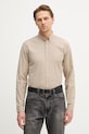 Lindbergh koszula z elastanem beżowy 30.203174B
