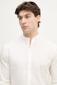 Lindbergh koszula męska z lnem biały 30.203344A