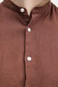 Lindbergh koszula męska lniana 30.203344A brązowy