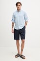 Lindbergh koszula męska z lnu 30.203492R niebieski SS26