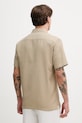 Odzież Lindbergh koszula męska bawełniana 30.203857 beżowy