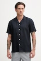 Lindbergh koszula męska bawełniana granatowy 30.203857