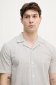 Lindbergh koszula męska bawełniana szary 30.203863