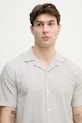 Lindbergh koszula męska bawełniana szary 30.203863