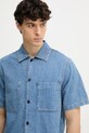Marc O'Polo koszula męska z bawełny niebieski 5000008048