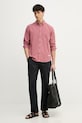Marc O'Polo koszula męska bawełniana 5000008064 różowy SS26