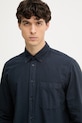 Marc O'Polo koszula męska bawełniana granatowy 5000008064