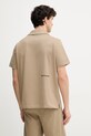 Odzież Marc O'Polo koszula męska bawełniana 5000008251 beżowy