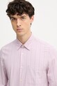 Marc O'Polo koszula męska bawełniana fioletowy 5000012780