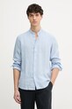 Marc O'Polo koszula męska lniana niebieski 5000012792