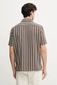 Odzież Marc O'Polo koszula męska bawełniana 5000012800 brązowy