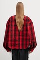 Odzież VETEMENTS koszula Cowboy Flannel ME76FS055RB czerwony