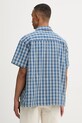 Odjeća Levi's košulja za muškarce od pamuka SS WORKER - WW x WORKWEAR 003O1 plava