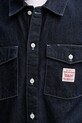 Pamučna traper košulja Levi's LS WORKER - WW x WORKWEAR 003O2.0000 mornarsko plava