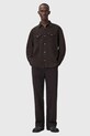 Ρούχα Πουκάμισο AllSaints PICKETT M017SE καφέ
