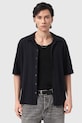 AllSaints camicia in cotone TRACE corta nero M038SE