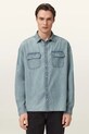 AllSaints koszula męska jeansowa GRIBBS niebieski M042SE