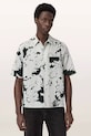 AllSaints cămașă cu in GIRONA scurt alb M045SE