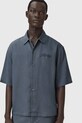 AllSaints koszula męska ODYSSEY niebieski M116SE