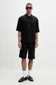 AllSaints camicia da uomo ODYSSEY M116SE nero SS26