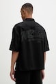 Abbigliamento AllSaints camicia da uomo ODYSSEY M116SE nero