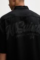 AllSaints camicia da uomo ODYSSEY nero M116SE