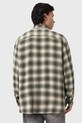 AllSaints koszula męska LUMLEY M034SE zielony SS26