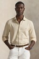 Polo Ralph Lauren koszula bawełniana bawełna beżowy 710B13492