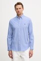Polo Ralph Lauren koszula męska bawełniana niebieski 710B15595