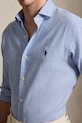 Polo Ralph Lauren košeľa pánska ľanová modrá 710B16698
