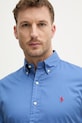 Polo Ralph Lauren koszula bawełniana niebieski 710B20512
