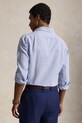 Polo Ralph Lauren πουκάμισο ανδρικό με λινό 710B16700 μπλε SS26