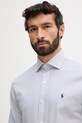 Polo Ralph Lauren koszula bawełniana niebieski 712B15312