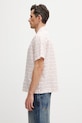 Lacoste koszula męska z lnem CH0532 biały SS26