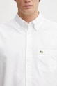Lacoste koszula bawełniana biały CH1917