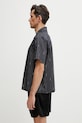Lacoste koszula bawełniana męska CH2343 czarny SS26