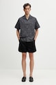 Lacoste koszula bawełniana męska CH2343 czarny