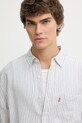 Levi's koszula z dodatkiem lnu SUNSET 1 POCKET STANDARD biały 85746.0206