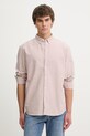 Levi's koszula bawełniana AUTHENTIC BUTTON DOWN wzorzyste różowy A7210.0055
